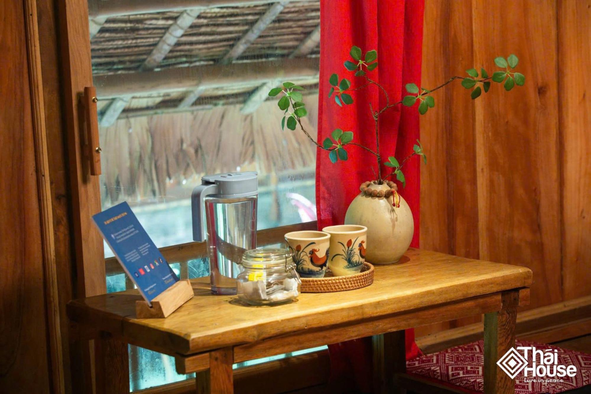 Thai House Pu Luong - Century Old Stilt House With Terrace Views Huong Ba Thuoc Kültér fotó
